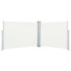 vidaXL Toldo lateral retr&aacute;ctil color crema 100x1000 cm