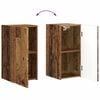vidaXL Conjunto de mueble para TV de pared 4 pcs Madera vieja