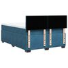 vidaXL Cama box spring con colch&oacute;n terciopelo azul 160x200 cm