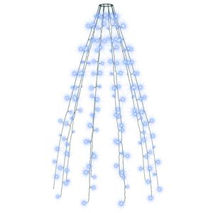 vidaXL Red de luces de &aacute;rbol de Navidad 150 LEDs azul 150 cm