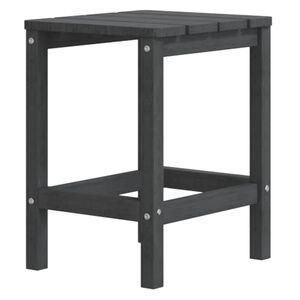 vidaXL Mesa de jard&iacute;n Adirondack HDPE antracita 38x38x46 cm