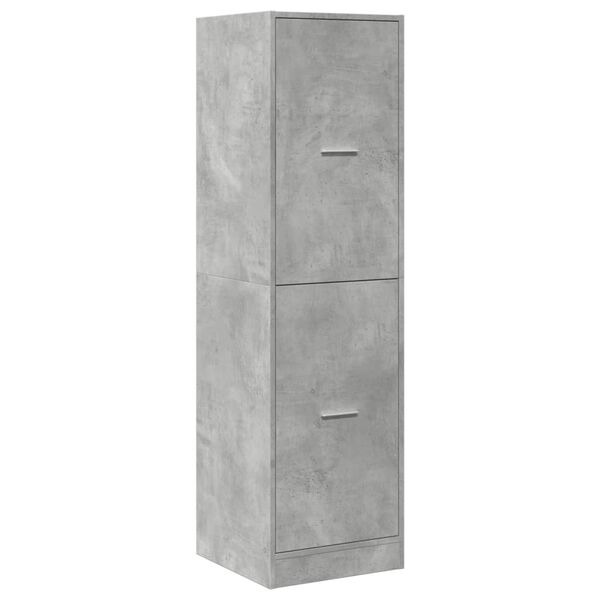 vidaXL Armario botiqu&iacute;n madera ingenier&iacute;a gris hormig&oacute;n 40x41x144,5 cm