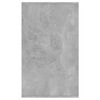 vidaXL Aparador de madera contrachapada gris hormigón 135x41x75 cm