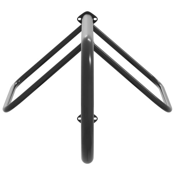 vidaXL Soporte de silla de montura de pared hierro negro