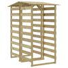 vidaXL P&eacute;rgolas con techo 2 uds madera pino impregnada 100x90x200 cm