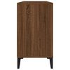 vidaXL Armario de lavabo madera contrachapada marrón roble 80x33x60 cm