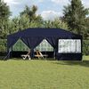 vidaXL Carpa de Fiesta Azul 600 x 400 x 266 cm Polietileno