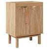 vidaXL Mueble de lavabo de ba&ntilde;o OTTA madera maciza de pino 59x40x80 cm