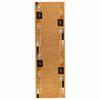 vidaXL Alfombra Runner FLORNES Tejido Beige PP 7 mm