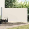 vidaXL Toldo lateral retr&aacute;ctil 160x500 cm crema