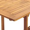 vidaXL Set de comedor de jard&iacute;n 7 pzas tela madera maciza azul blanco