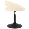 vidaXL Sillas de comedor giratorias 4 unidades terciopelo color crema