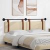 vidaXL Cabecera Colgante Liso Crema 170 x 55 x 5 cm PU antiguo