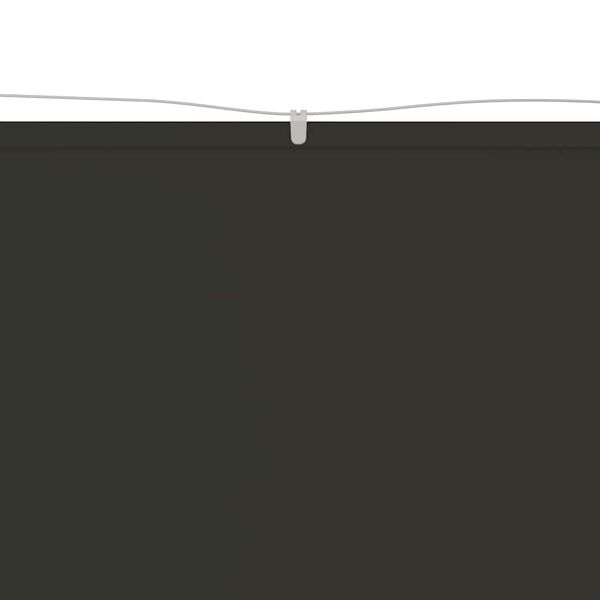 vidaXL Toldo vertical gris antracita 100x1000 cm tela oxford