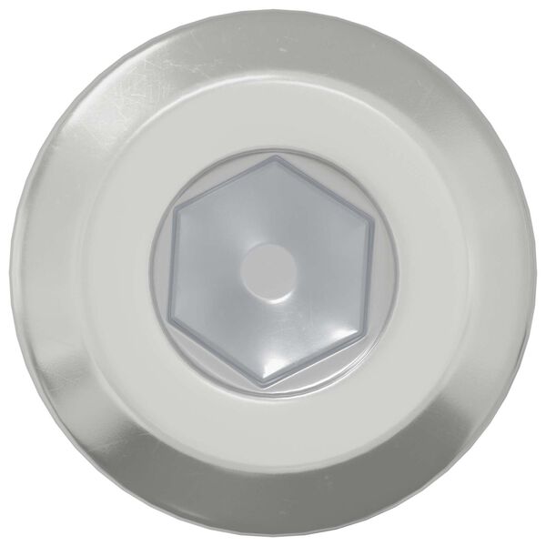 vidaXL Tornillo de Bloqueo de Cabeza 2 pcs Plateado M6 x 15 mm Acero