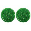 vidaXL Bolas de boj artificial con luces LED 2 unidades 27 cm