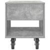 vidaXL Mesita de Noche 2 pcs Gris Concreto 40,5 x 40 x 48 cm