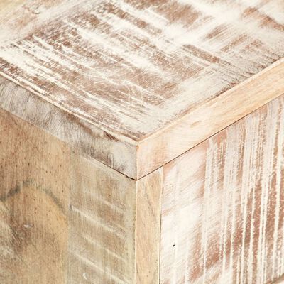 vidaXL Mesa de centro de madera maciza de acacia 117x50x30 cm