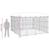 vidaXL Perrera de exterior con techo 300x300x210 cm