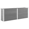 vidaXL Arriate de WPC gris 250x50x91 cm