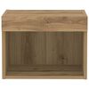 vidaXL Conjunto de mueble de TV Roble artesanal 40 x 30 x 30 cm