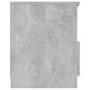 vidaXL Mesitas de noche 2 uds contrachapada gris hormig&oacute;n 40x40x50 cm