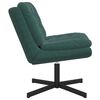 vidaXL Sill&oacute;n Relax giratorio Verde oscuro 63 x 75 x 76 cm Terciopelo