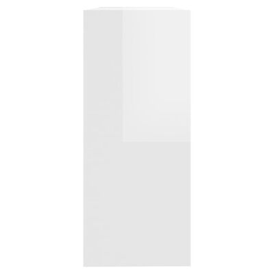 vidaXL Estantería/divisor de espacios blanco brillante 100x30x72 cm