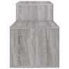 vidaXL Mueble zapatero madera contrachapada gris Sonoma 150x35x45 cm