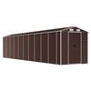 vidaXL Cobertizo de jard&iacute;n acero galvanizado marr&oacute;n 191x895x198 cm