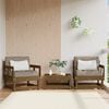 vidaXL Sillones de jard&iacute;n 2 unidades madera maciza pino marr&oacute;n miel