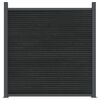 vidaXL Panel de valla WPC gris 1564x186 cm