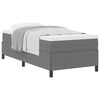 vidaXL Estructura de cama Gris claro 90 x 200 cm Telas de pana