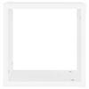 vidaXL Estantes cubo de pared 6 unidades blanco 30x15x30 cm