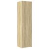 vidaXL Armario estrecho madera ingenier&iacute;a roble Sonoma 45x42,5x225 cm