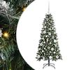 vidaXL &Aacute;rbol de Navidad artificial Verde 120 cm PVC, pl&aacute;stico y acero