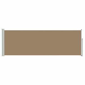 vidaXL Toldo lateral retr&aacute;ctil 300 x 100 cm Poli&eacute;ster Rectangular Topo