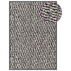 vidaXL Felpudo de nudo marr&oacute;n claro 40x60 cm
