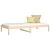 vidaXL Sof&aacute; cama de madera maciza de pino 90x190 cm