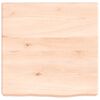 vidaXL Estante de pared madera maciza roble sin tratar 40x40x(2-6) cm