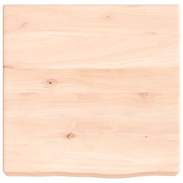 vidaXL Estante de pared madera maciza roble sin tratar 40x40x(2-6) cm