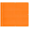 vidaXL Mampara de balc&oacute;n naranja 90x1000 cm 100% poli&eacute;ster Oxford