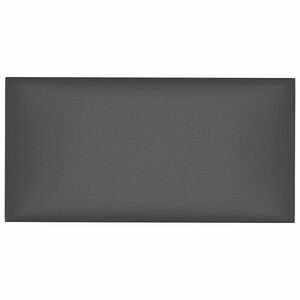 vidaXL Cabecero de Pared 12 pcs Gris 30 x 15 cm tela