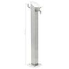 vidaXL Columna de agua de jardín acero inoxidable cuadrada 95 cm