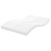 vidaXL Colch&oacute;n de espuma de 7 zonas dureza 20 ILD blanco 140x220 cm