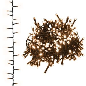 vidaXL Tira de luces compacta con 400 LED PVC blanco c&aacute;lido 13 m