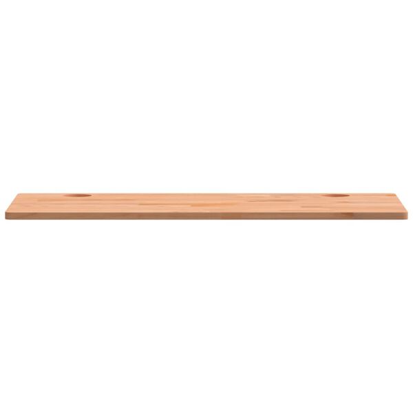 vidaXL Tablero de escritorio madera maciza de haya 100x50x1,5 cm