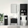 vidaXL Gabinete de Lavabo para Ba&ntilde;o Roble Negro 60 x 30 x 60 cm
