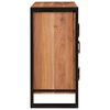 vidaXL Armario de Noche Marr&oacute;n 66 x 35 x 76 cm madera maciza de acacia