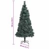 vidaXL &Aacute;rbol de Navidad artificial preiluminado con juego de bolas PET